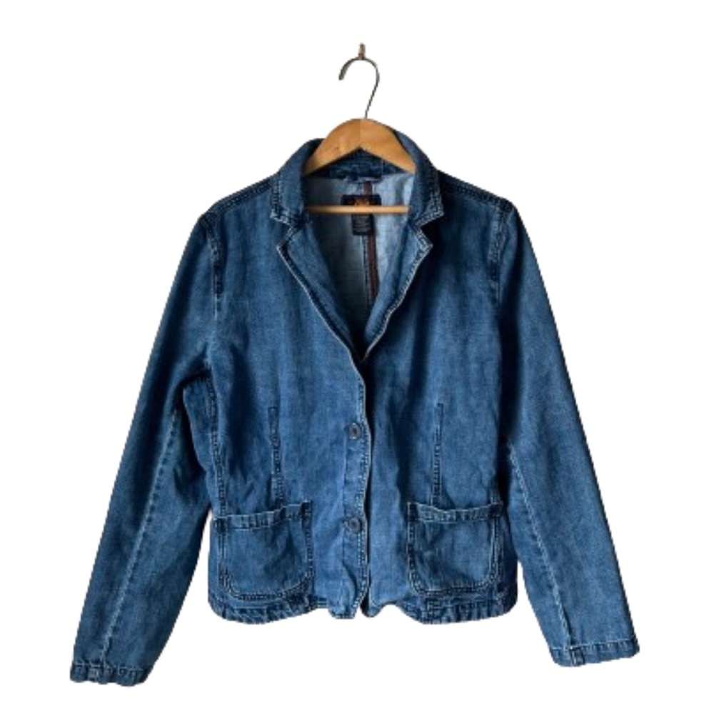Route 66 Vintage Denim Jean Jacket